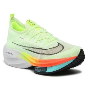 Women's Nike Air Zoom Alphafly NEXT% Barely Volt Green CZ1514-700 Running